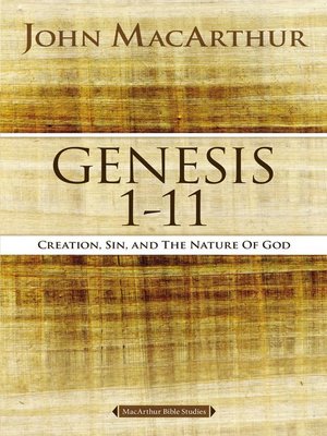 cover image of Genesis 1 to 11